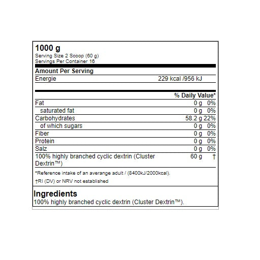 GN Cluster Dextrin - 1000g Beutel - Fitness Shop - PowerPumperz
