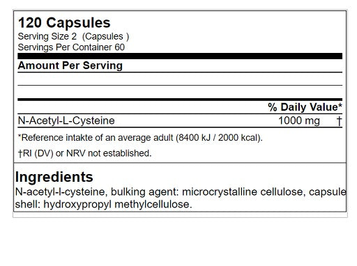 GN N-Acetyl L-Cystein 120 Kapseln - Fitness Shop - PowerPumperz