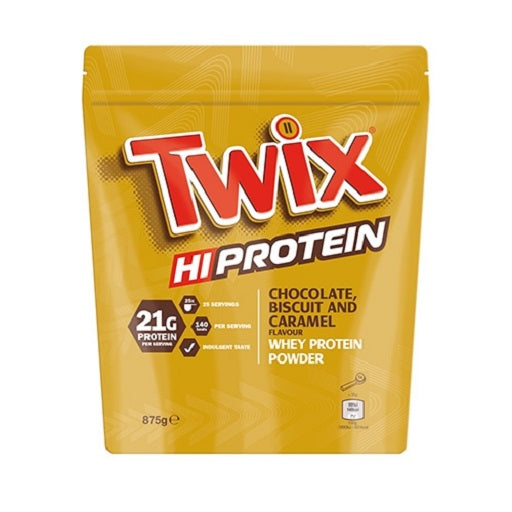 Twix Hi Protein Powder 875g - Choco Biscuit and Caramel - Fitness Shop - PowerPumperz