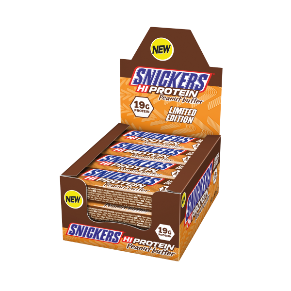 Snickers Hi-Protein Bars Limited Edition - 12x57 - Peanut Butter - Fitness Shop - PowerPumperz