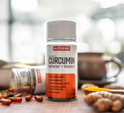 Nutrend Curcumin Bioperine Vitamin D, 60 Kapseln - Fitness Shop - PowerPumperz