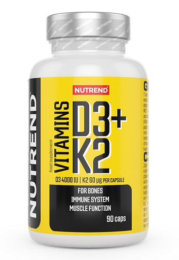 Nutrend Vitamin D3 K2 4000 IU /60 ug- 90 Caps - Fitness Shop - PowerPumperz