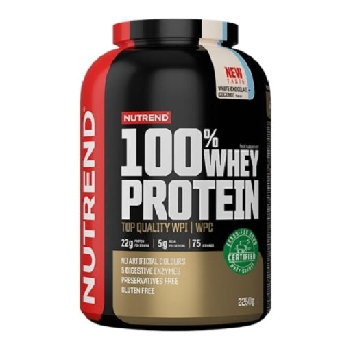 Nutrend 100% Whey Protein 2250g - Fitness Shop - PowerPumperz