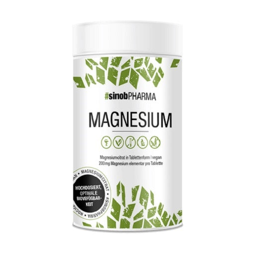 Sinob Magnesium Citrat 120 Tabletten - Fitness Shop - PowerPumperz