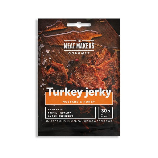 The Meat Makers Gourmet Turkey Jerky 15x30g - Fitness Shop - PowerPumperz