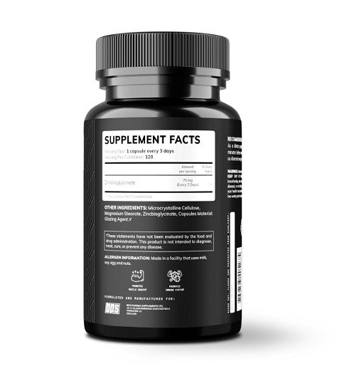 BPS-Pharma - Zinc 120 caps - Fitness Shop - PowerPumperz