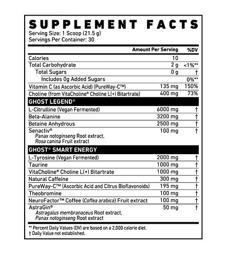 Ghost Legend V4 30 Serv. 645g - Fitness Shop - PowerPumperz