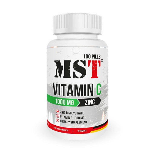 MST - Vitamin C 1000 Zinc 100 Pillen - Fitness Shop - PowerPumperz