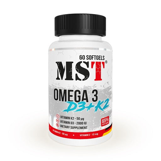 MST - Omega 3 D3 K2 - 60 Kapseln - Fitness Shop - PowerPumperz