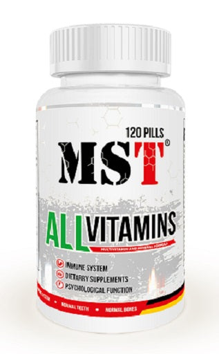 MST - All Vitamins 120 Tabl. - Fitness Shop - PowerPumperz