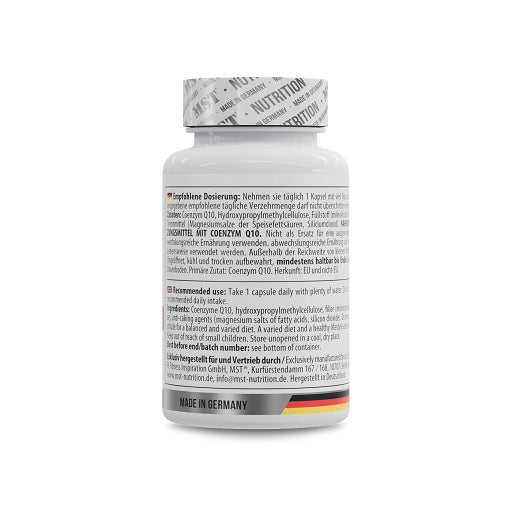 MST - Coenzyme Q10 - 200 mg 60 Kapseln - Fitness Shop - PowerPumperz
