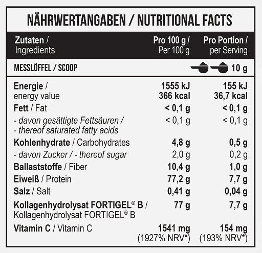 MST - Collagen Peptides Fortigel® 300g - Fitness Shop - PowerPumperz
