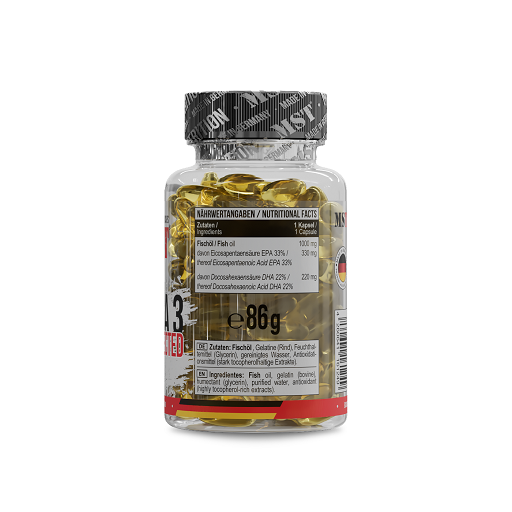 MST - Omega 3 Triglyceride 75% 60 Caps - Fitness Shop - PowerPumperz