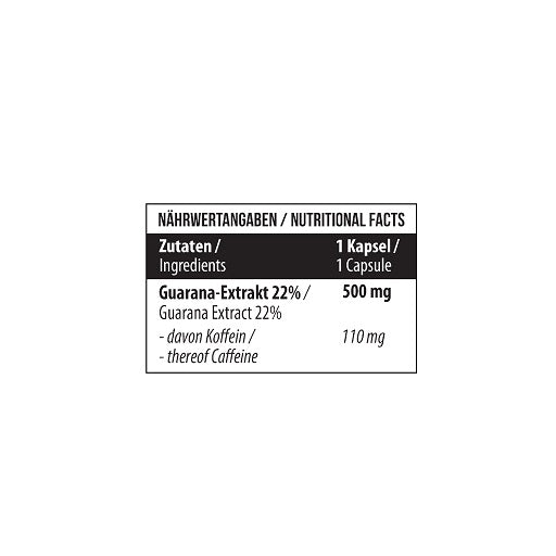 MST - Guarana 22% 120 Kapseln - Fitness Shop - PowerPumperz