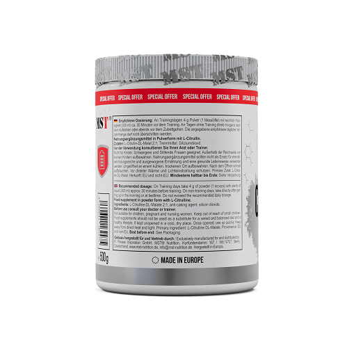 MST - Citrulline 2:1 - 500g neutral RAW - Fitness Shop - PowerPumperz