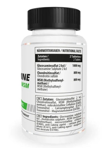 MST - Healthy Chondroitin Glucosamine MSM 60 Tabletten - Fitness Shop - PowerPumperz