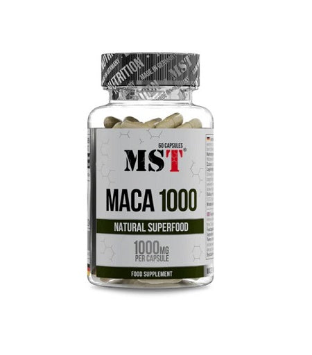 MST - MACA 1000mg - 60 Caps - Fitness Shop - PowerPumperz
