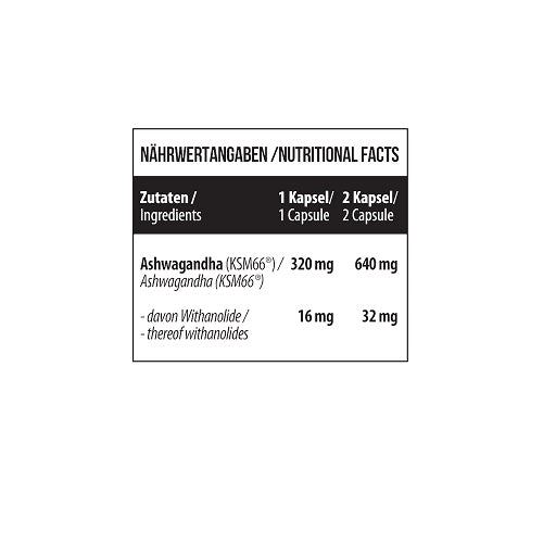MST - Ashwagandha KSM 66® - 120 Caps - Fitness Shop - PowerPumperz