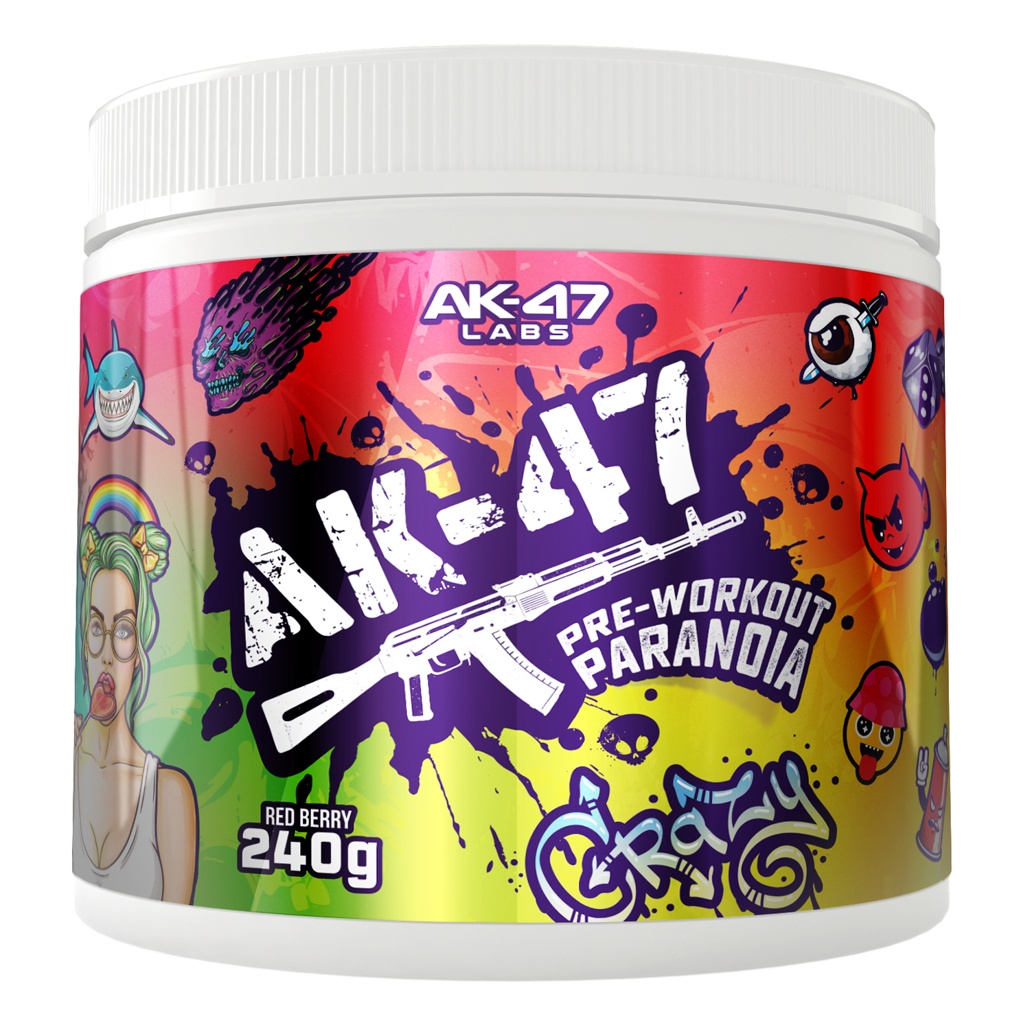 AK47 Labs Pre-Workout Paranoia - 240g - Fitness Shop - PowerPumperz
