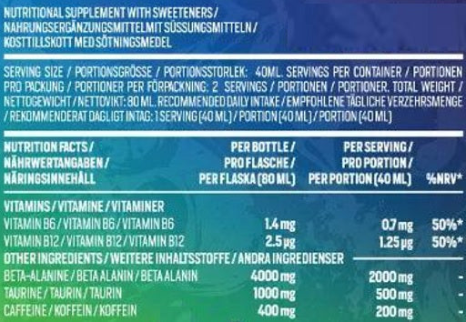 AK47 Labs AK47 Shots 12x80ml - Fitness Shop - PowerPumperz