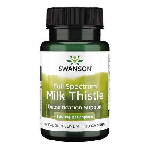 Swanson Milk Thistle 500mg 30 Kapsel - Fitness Shop - PowerPumperz