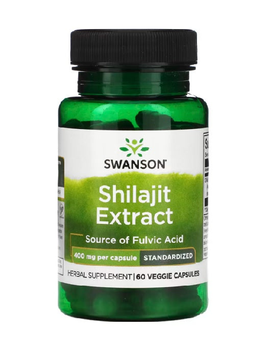 Swanson Shilajit Extract 400mg - 60 Kapseln - Fitness Shop - PowerPumperz