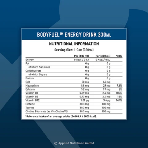 Applied Nutrition Body Fuel Energy EINZELN 330ml - Fitness Shop - PowerPumperz