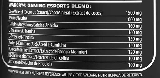 Genius Nutrition Warcry Gaming 240g - Fitness Shop - PowerPumperz