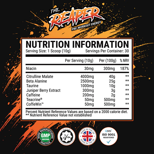 Chemical Warfare The Reaper 300g - Fitness Shop - PowerPumperz