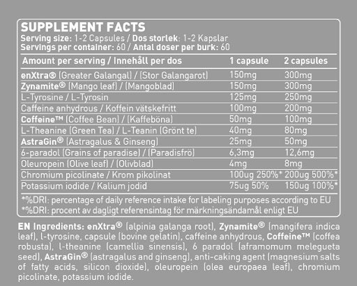 Swedish Supplements Fucked Up Spike 60 Kapseln - Fitness Shop - PowerPumperz