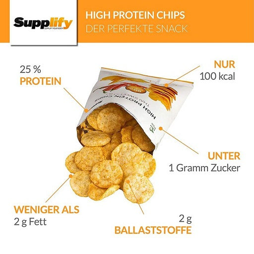 Supplify High Protein Chips 6 x 50g - Fitness Shop - PowerPumperz