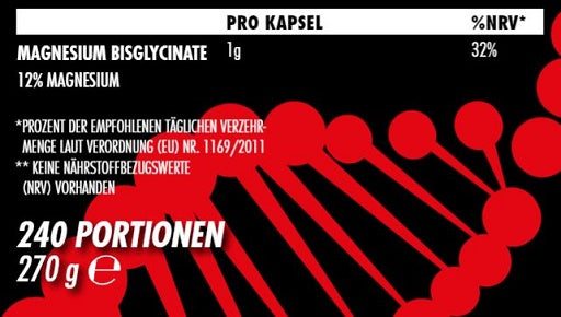 Big Zone Magnesium Bisglycinat 240 Kapseln - Fitness Shop - PowerPumperz
