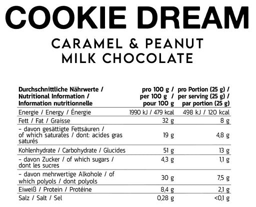 INLEAD Cookie Dream Caramel & Peanut 125g - Fitness Shop - PowerPumperz