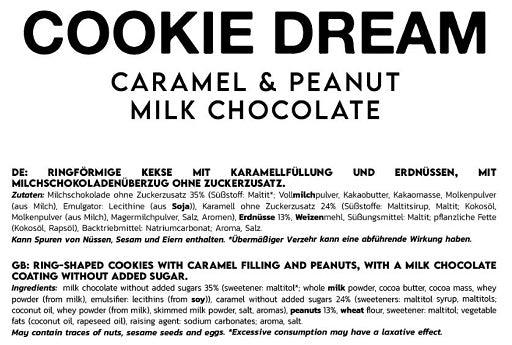 INLEAD Cookie Dream Caramel & Peanut 125g - Fitness Shop - PowerPumperz