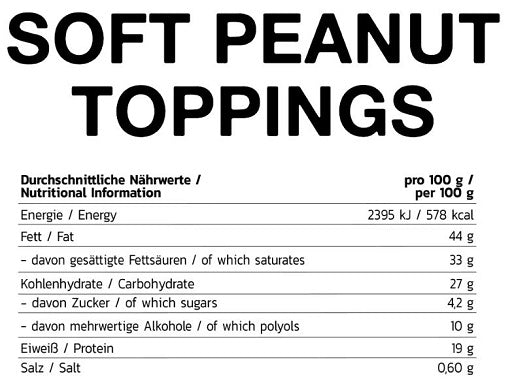 INLEAD Soft Peanut Toppings 150g - Fitness Shop - PowerPumperz