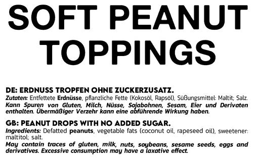 INLEAD Soft Peanut Toppings 150g - Fitness Shop - PowerPumperz