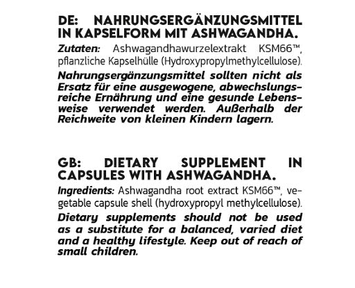 INLEAD Ashwagandha KSM-66 120 Kapseln - Fitness Shop - PowerPumperz