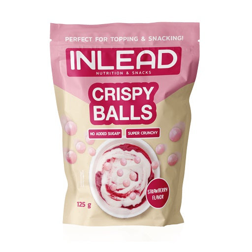INLEAD Crispy Balls 125g Strawberry - Fitness Shop - PowerPumperz