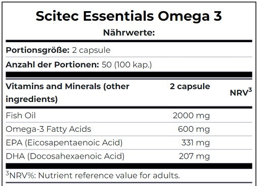 Scitec Omega 3 100 Kapseln - Fitness Shop - PowerPumperz