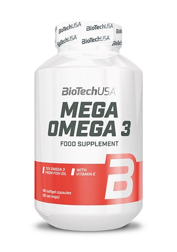 BioTech Mega Omega 3, 180 Kapseln - Fitness Shop - PowerPumperz