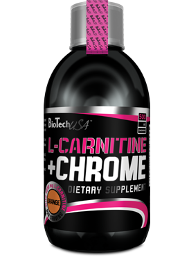 BioTech L-Carnitine Chrome Liquid Concentrate 500ml - Fitness Shop - PowerPumperz
