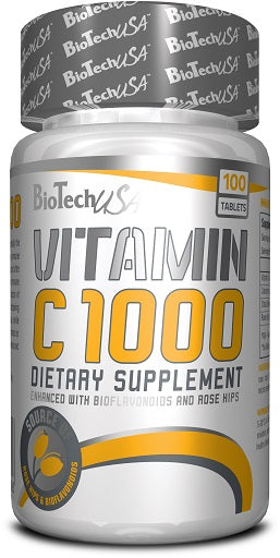 BioTech Vitamin C 1000 - 100 Tabl. - Fitness Shop - PowerPumperz