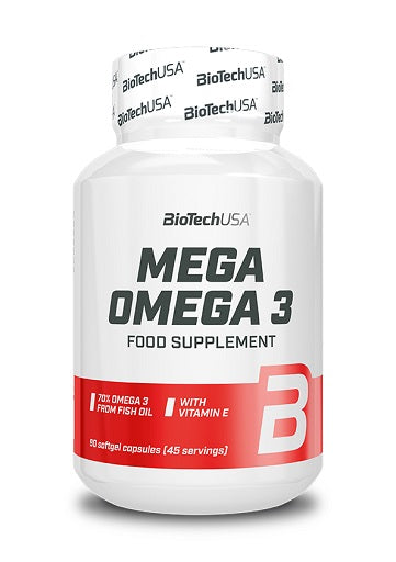 BioTech Mega Omega 3, 90 Kapseln - Fitness Shop - PowerPumperz