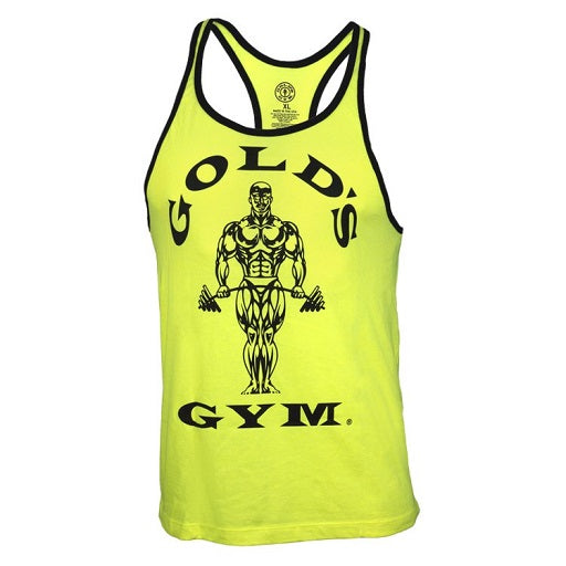 Gold´s Gym Muscle Joe Contrast Stringer Tank - Neon - Fitness Shop - PowerPumperz