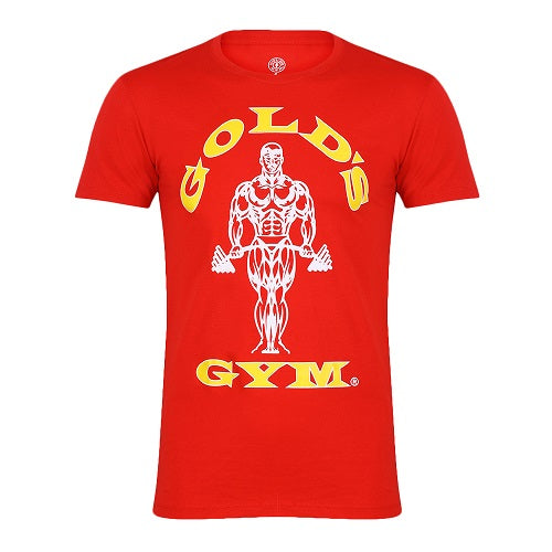 Gold´s Gym GGTS002 Muscle Joe T-Shirt - rot - Fitness Shop - PowerPumperz