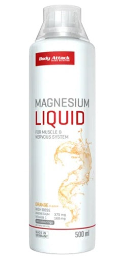 Body Attack Magnesium Liquid Orange 500ml - Fitness Shop - PowerPumperz