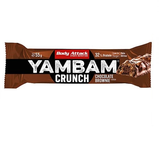 Body Attack YAMBAM CRUNCH Protein Riegel (15x55g) - Fitness Shop - PowerPumperz