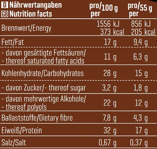 Body Attack YAMBAM CRUNCH Protein Riegel (15x55g) - Fitness Shop - PowerPumperz