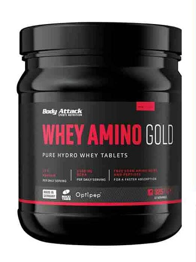 Body Attack Whey Amino Gold 325 Tabletten - Fitness Shop - PowerPumperz