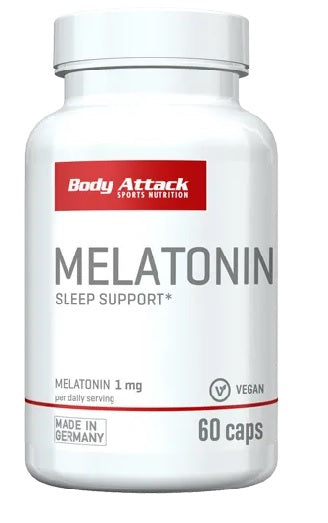 Body Attack Melatonin 60 Caps - Fitness Shop - PowerPumperz